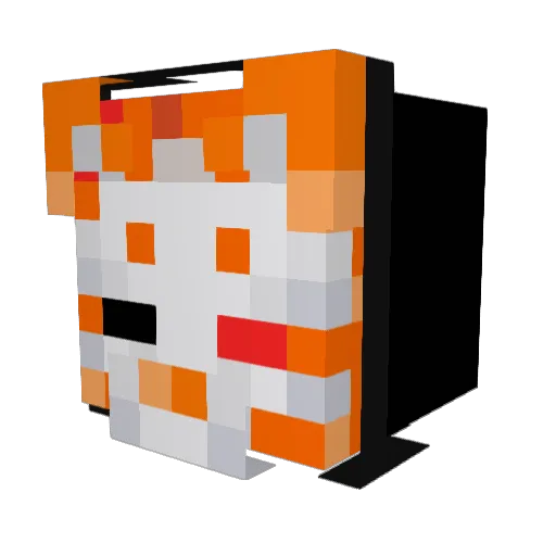 MasterG1170 Minecraft avatar head, 3D render
