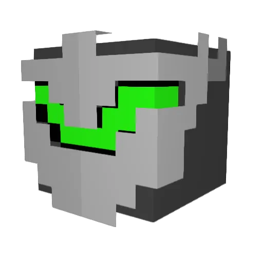 MasterGenyi Minecraft avatar head, 3D render