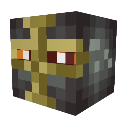 MasterIan1 Minecraft avatar head, 3D render