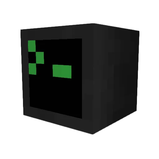 MasterIsHere Minecraft avatar head, 3D render