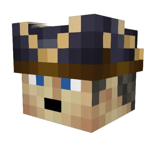 MasterJacob05 Minecraft avatar head, 3D render