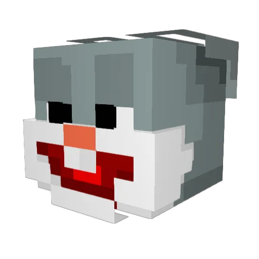 MasterJoly Minecraft avatar head, 3D render