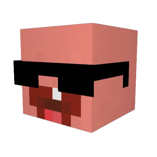 MasterJulian85 Minecraft avatar head, 3D render