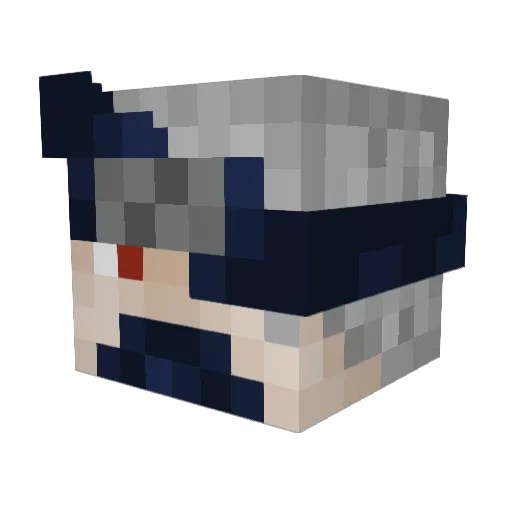 MasterKJonYT Minecraft avatar head, 3D render