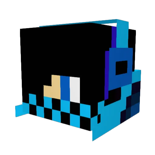 MasterKillerLP Minecraft avatar head, 3D render