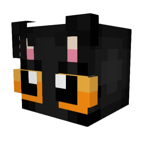 MasterLogitec Minecraft avatar head, 3D render