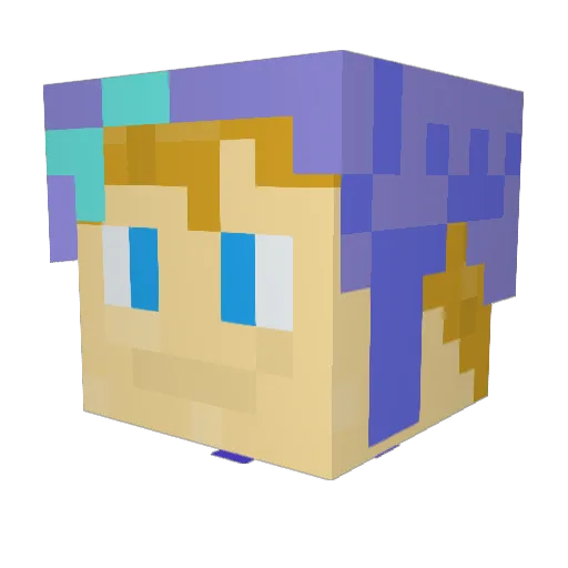 MasterLucas1234 Minecraft avatar head, 3D render