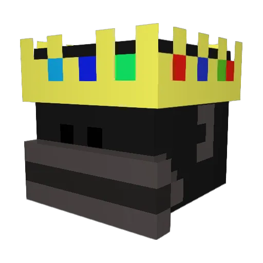 MasterLukeJ Minecraft avatar head, 3D render