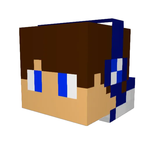 MasterM23 Minecraft avatar head, 3D render