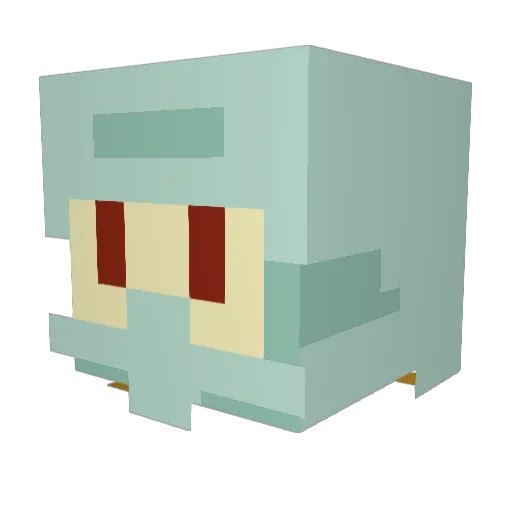 MasterMC07 Minecraft avatar head, 3D render