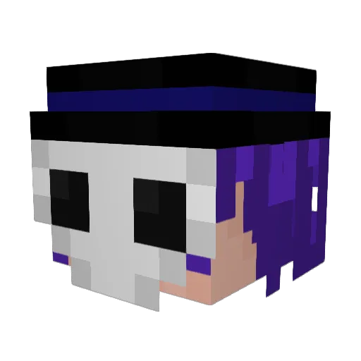 MasterMCco Minecraft avatar head, 3D render