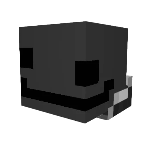 MasterMafias Minecraft avatar head, 3D render