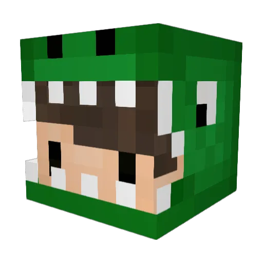MasterMiner_11 Minecraft avatar head, 3D render