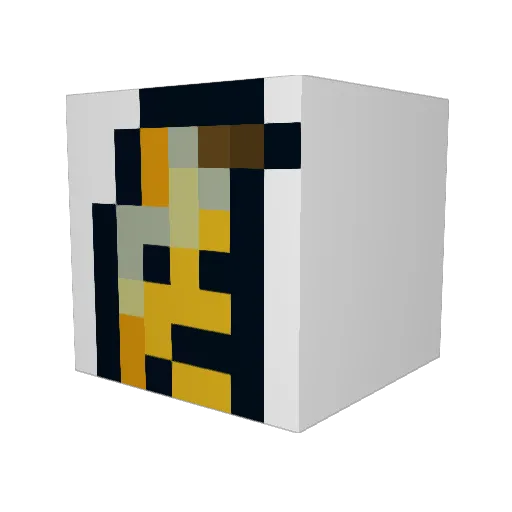 MasterMonkey121 Minecraft avatar head, 3D render