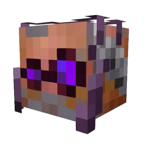 MasterNightmare Minecraft avatar head, 3D render
