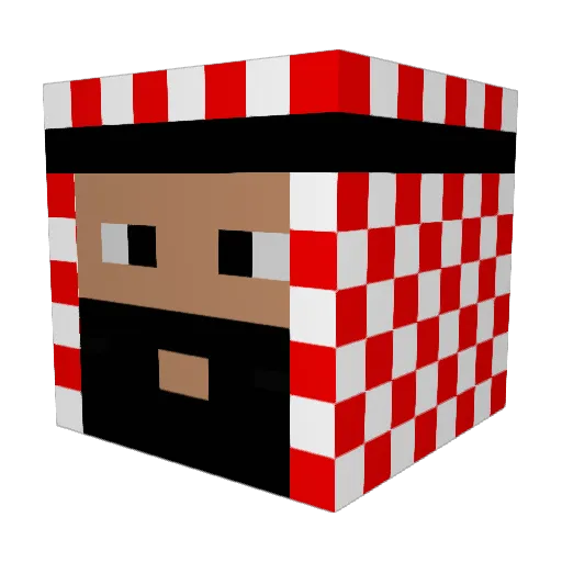 MasterNordman Minecraft avatar head, 3D render