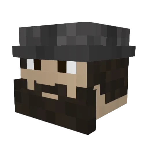 MasterOnno Minecraft avatar head, 3D render