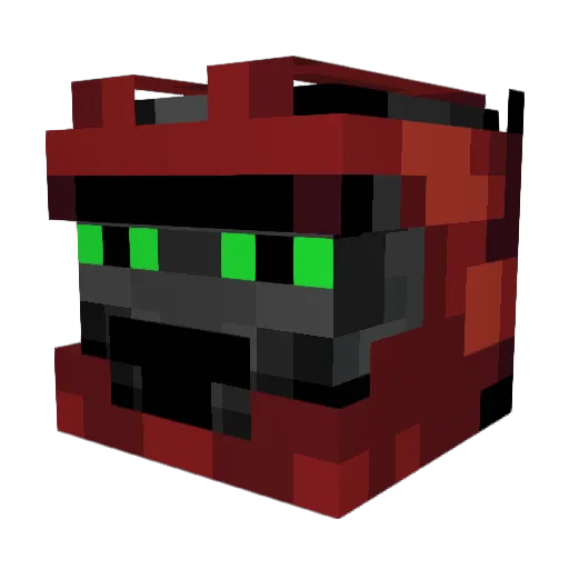 MasterPantherMC Minecraft avatar head, 3D render