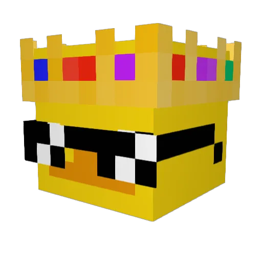 MasterParth Minecraft avatar head, 3D render