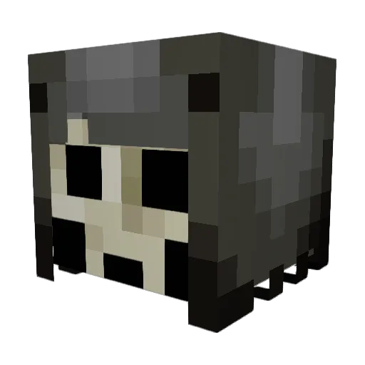 MasterPibb Minecraft avatar head, 3D render