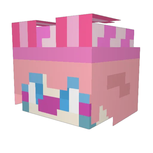 MasterPickleman Minecraft avatar head, 3D render