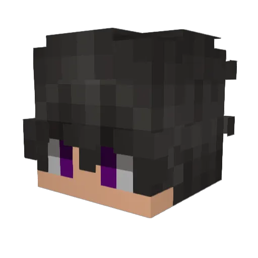 MasterPik Minecraft avatar head, 3D render