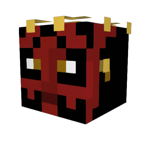 MasterPlan226 Minecraft avatar head, 3D render