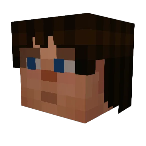 MasterRuben13 Minecraft avatar head, 3D render
