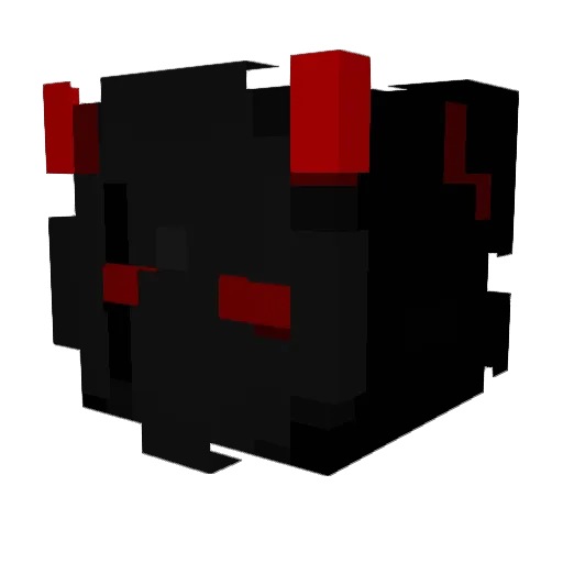 MasterShadow747 Minecraft avatar head, 3D render