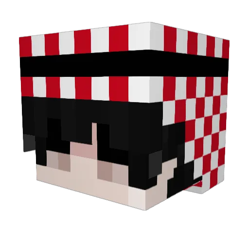 MasterShifoU Minecraft avatar head, 3D render