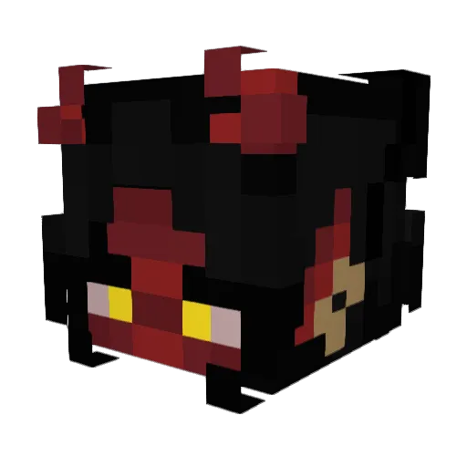 MasterShowBlood Minecraft avatar head, 3D render