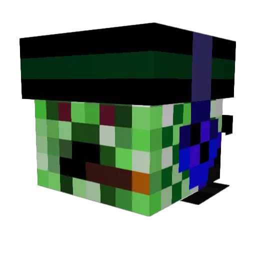 MasterStarGazer Minecraft avatar head, 3D render