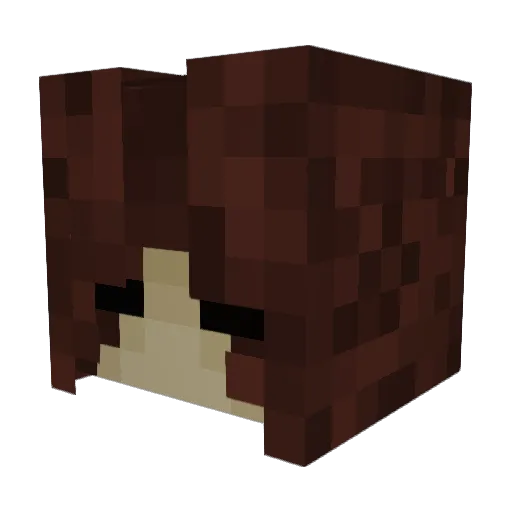 MasterTDJ Minecraft avatar head, 3D render