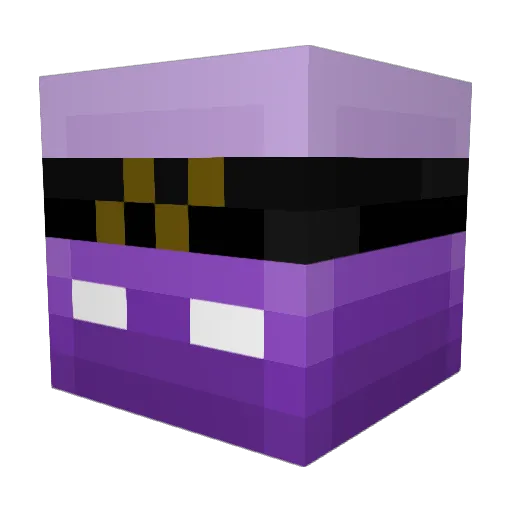 MasterTanjiro Minecraft avatar head, 3D render
