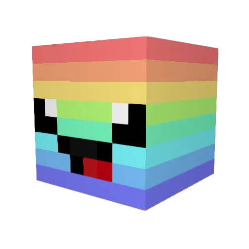 MasterTrool Minecraft avatar head, 3D render