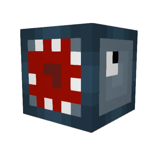 MasterUnf Minecraft avatar head, 3D render