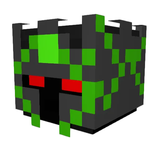 MasterVoid Minecraft avatar head, 3D render