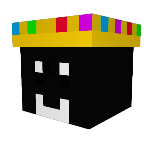 MasterWolf425 Minecraft avatar head, 3D render