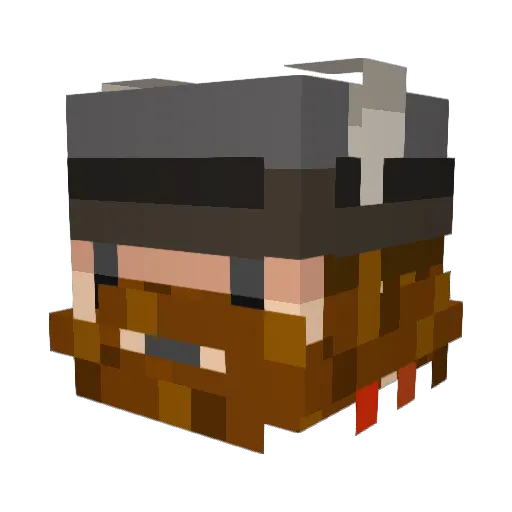 MasterYannlr Minecraft avatar head, 3D render