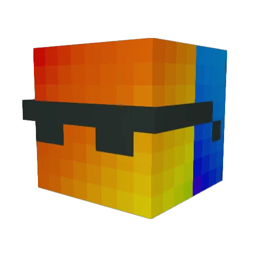 Master_341 Minecraft avatar head, 3D render