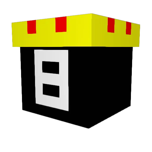 Master_8Ball Minecraft avatar head, 3D render