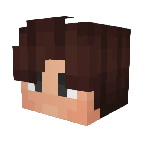 Master_CFS Minecraft avatar head, 3D render