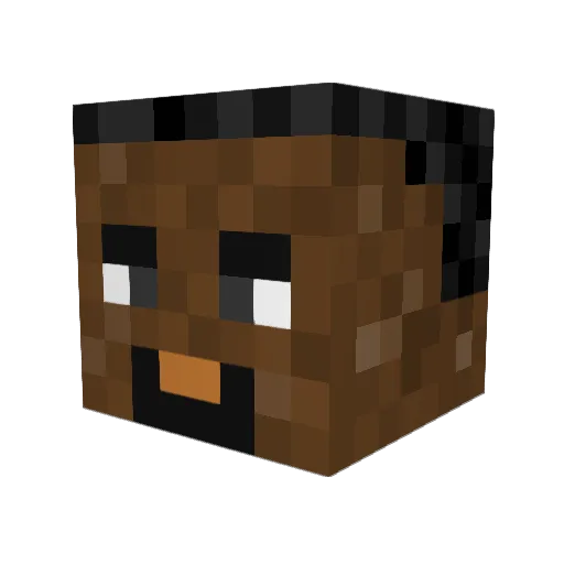 Master_Darius Minecraft avatar head, 3D render