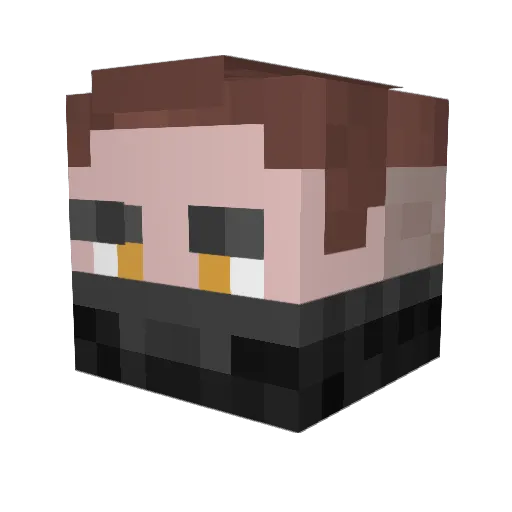 Master_Dingus Minecraft avatar head, 3D render