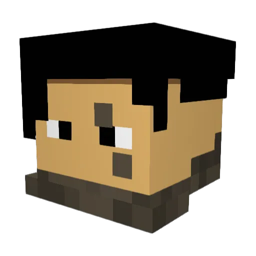 Master_Gamer360 Minecraft avatar head, 3D render