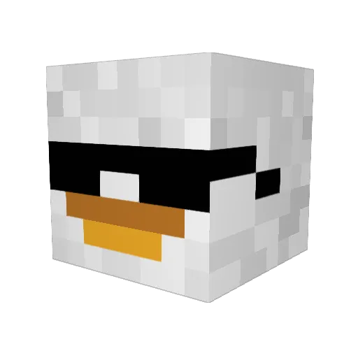 Master_Gregory Minecraft avatar head, 3D render