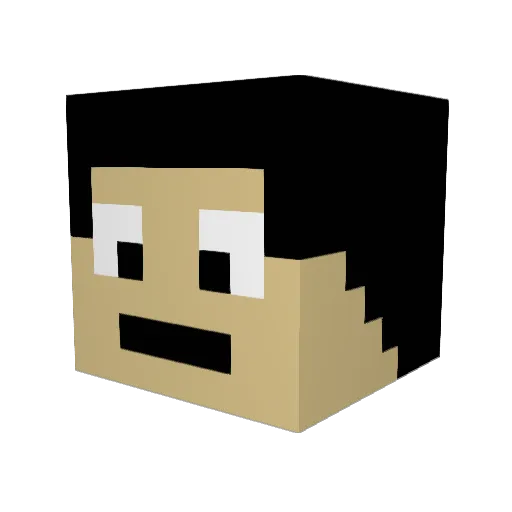Master_Lewis Minecraft avatar head, 3D render