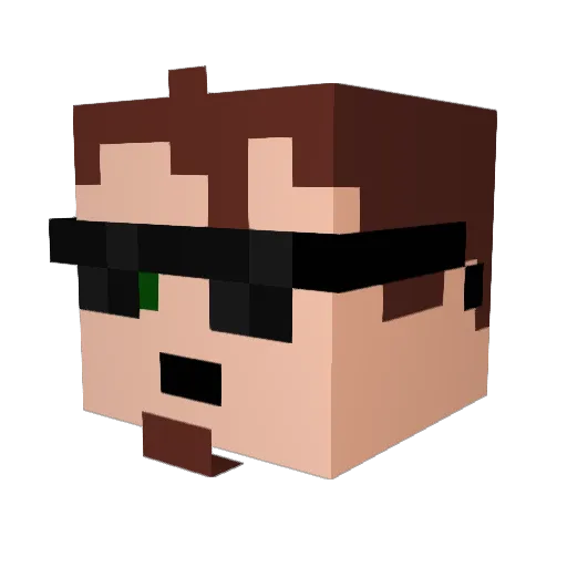 Master_Lexus Minecraft avatar head, 3D render
