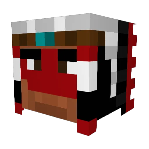 Master_Loganator Minecraft avatar head, 3D render