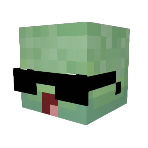 Master_M02 Minecraft avatar head, 3D render